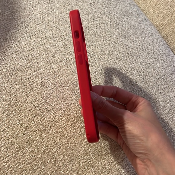 iPhone 13 Silicone Case (Red) - Picture 3 of 5